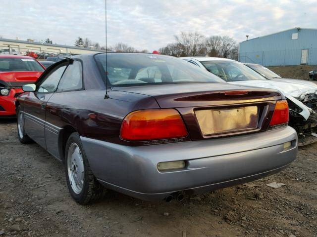 4C3AU52N9TE354740 - 1996 CHRYSLER SEBRING LX BURGUNDY photo 3