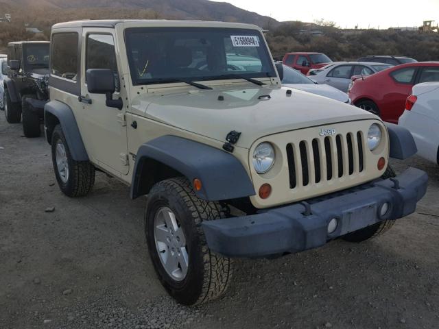 1J4AA2D19BL516580 - 2011 JEEP WRANGLER S TAN photo 1