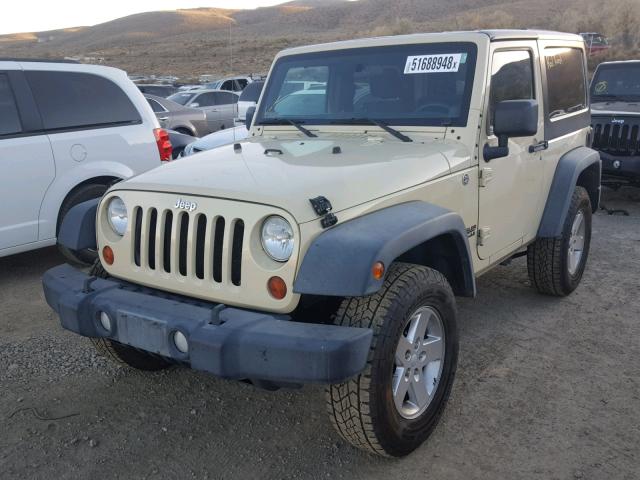 1J4AA2D19BL516580 - 2011 JEEP WRANGLER S TAN photo 2