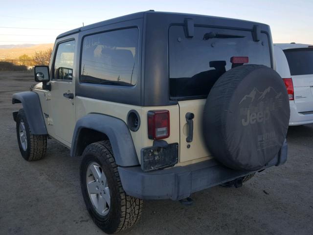 1J4AA2D19BL516580 - 2011 JEEP WRANGLER S TAN photo 3