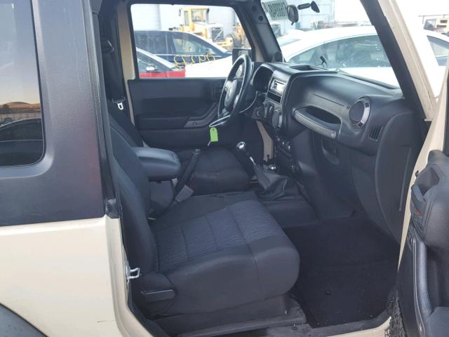 1J4AA2D19BL516580 - 2011 JEEP WRANGLER S TAN photo 5