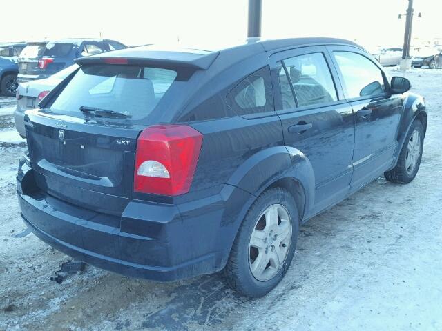 1B3HB48B47D510303 - 2007 DODGE CALIBER SX BLACK photo 4