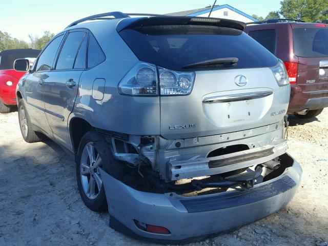 JTJHW31U072022371 - 2007 LEXUS RX 400H GREEN photo 3