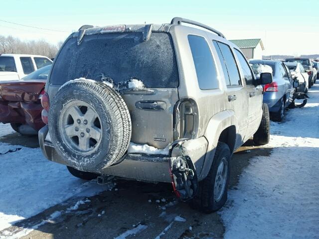 1J4GL58K84W238068 - 2004 JEEP LIBERTY LI TAN photo 4