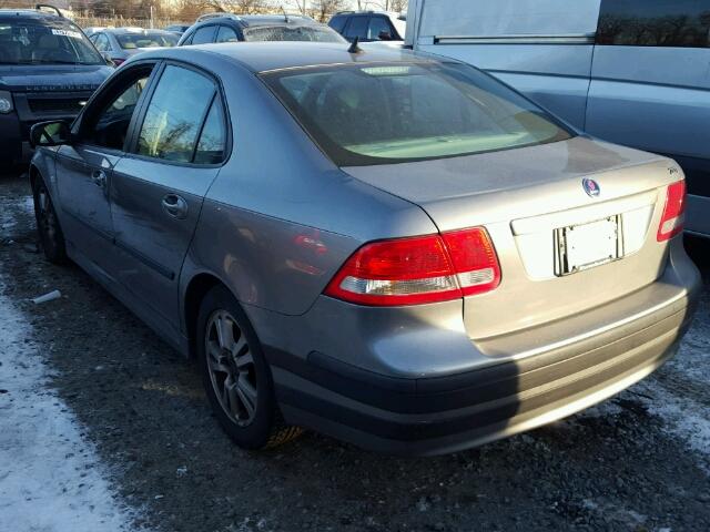 YS3FD49Y161021546 - 2006 SAAB 9-3 BASE GRAY photo 3