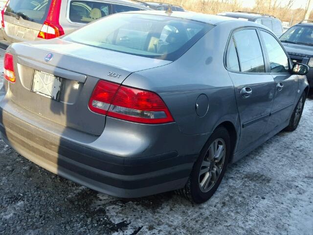 YS3FD49Y161021546 - 2006 SAAB 9-3 BASE GRAY photo 4