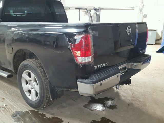 1N6AA06B75N559658 - 2005 NISSAN TITAN XE BLACK photo 9