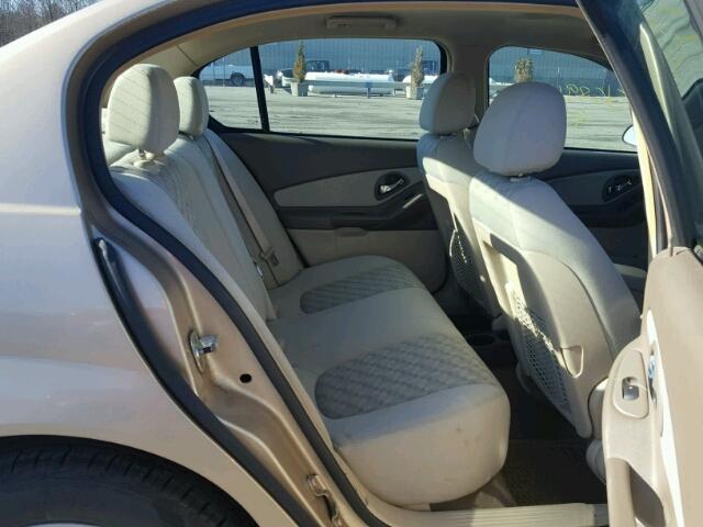 1G1ZT52805F258286 - 2005 CHEVROLET MALIBU LS GOLD photo 6
