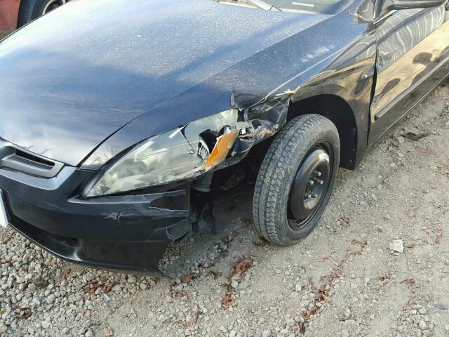 1HGCM56383A008394 - 2003 HONDA ACCORD LX BLACK photo 9