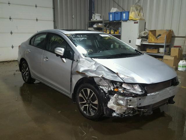 19XFB2F81EE253758 - 2014 HONDA CIVIC EX ვერცხლისფერი ფოტო 1