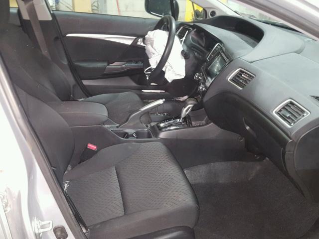 19XFB2F81EE253758 - 2014 HONDA CIVIC EX ვერცხლისფერი ფოტო 5