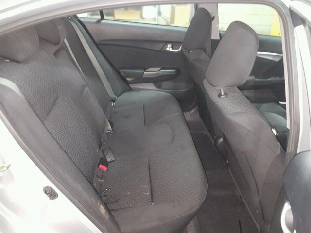 19XFB2F81EE253758 - 2014 HONDA CIVIC EX ვერცხლისფერი ფოტო 6