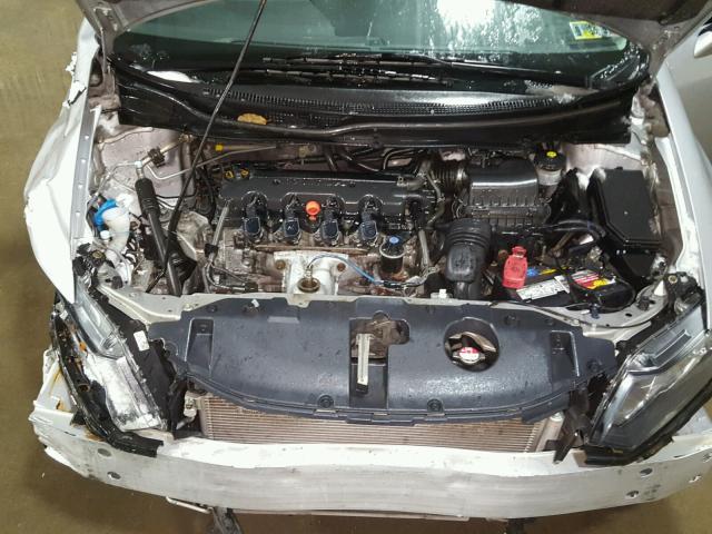19XFB2F81EE253758 - 2014 HONDA CIVIC EX ვერცხლისფერი ფოტო 7