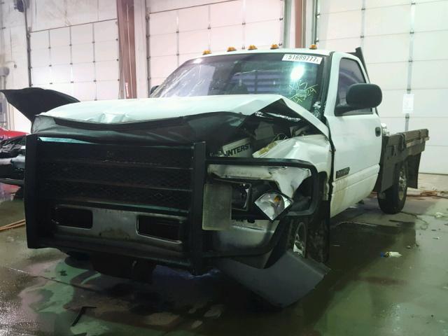 3B7KC26641M274324 - 2001 DODGE RAM 2500 WHITE photo 2