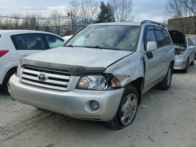 JTEEP21A140060732 - 2004 TOYOTA HIGHLANDER SILVER photo 2