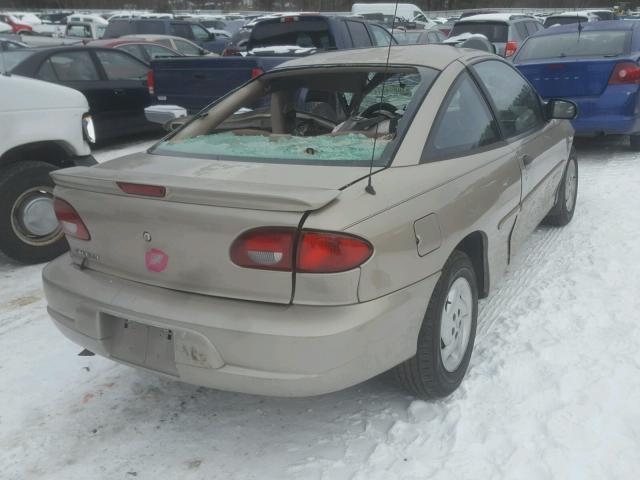 1G1JC124527477494 - 2002 CHEVROLET CAVALIER GOLD photo 4