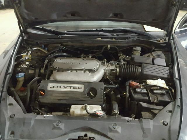 1HGCM66594A096025 - 2004 HONDA ACCORD EX GRAY photo 7