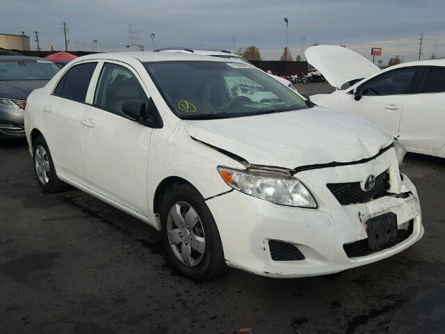 JTDBL40E49J005230 - 2009 TOYOTA COROLLA BA WHITE photo 1