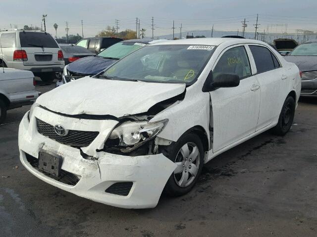 JTDBL40E49J005230 - 2009 TOYOTA COROLLA BA WHITE photo 2