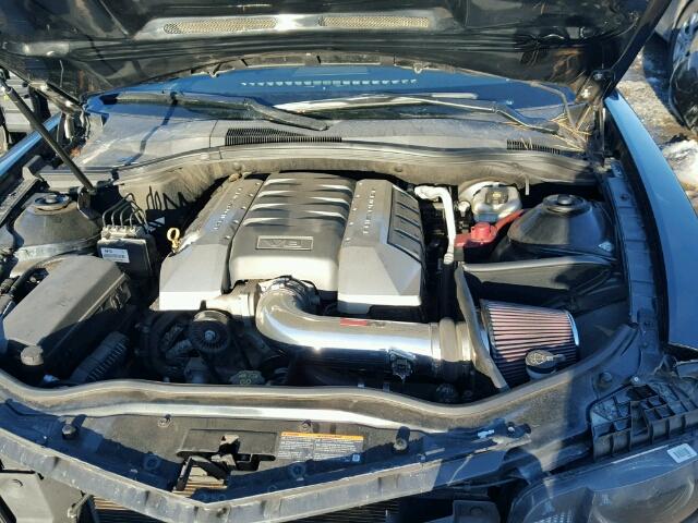 2G1FT1EW3A9172222 - 2010 CHEVROLET CAMARO SS Negro foto 7