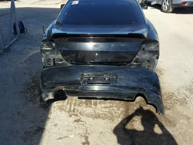 KMHHM65D76U227785 - 2006 HYUNDAI TIBURON GS BLACK photo 9