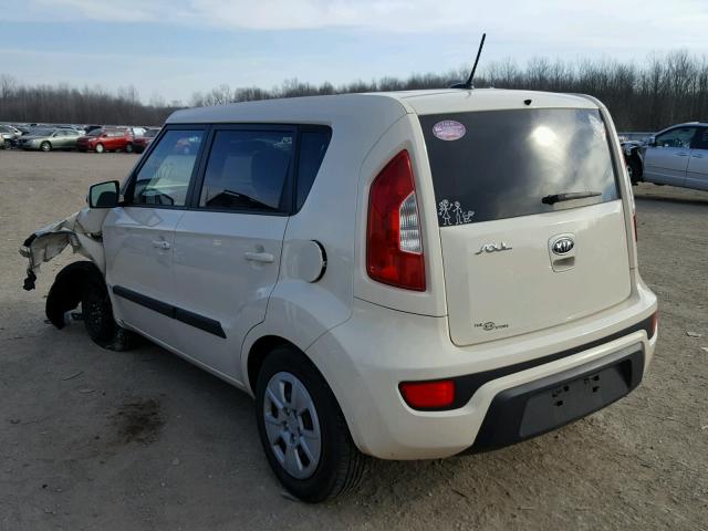 KNDJT2A5XC7378792 - 2012 KIA SOUL CREAM photo 3