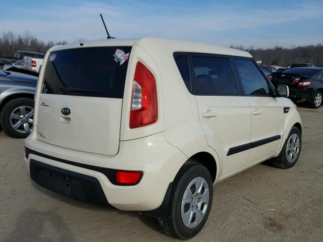 KNDJT2A5XC7378792 - 2012 KIA SOUL CREAM photo 4