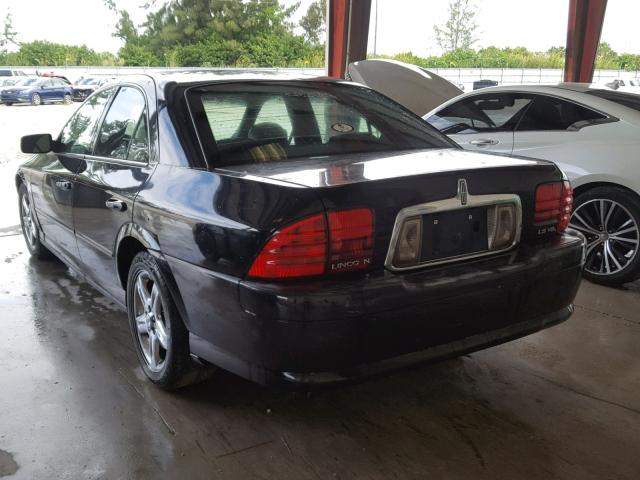 1LNHM87A71Y641942 - 2001 LINCOLN LS BLACK photo 3
