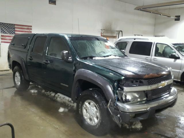 1GCDT136758242324 - 2005 CHEVROLET COLORADO GREEN photo 1