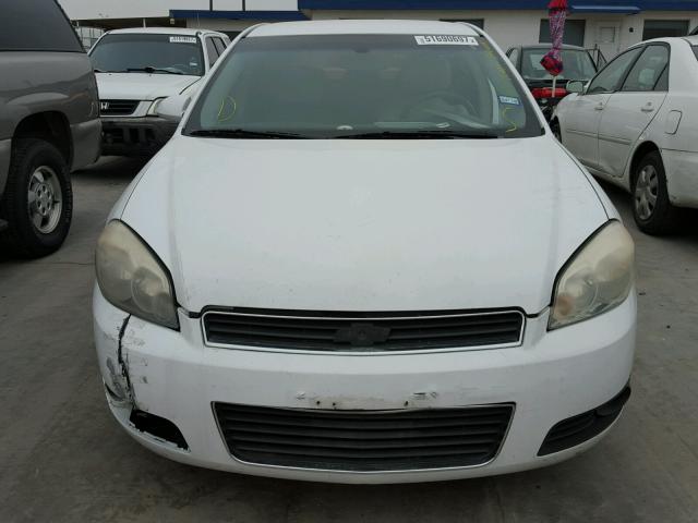 2G1WB5EK9A1255997 - 2010 CHEVROLET IMPALA LT WHITE photo 9