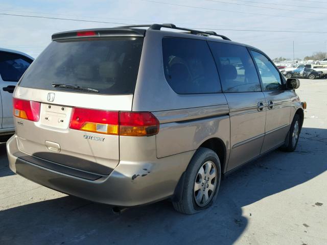 5FNRL18954B108984 - 2004 HONDA ODYSSEY EX GOLD photo 4