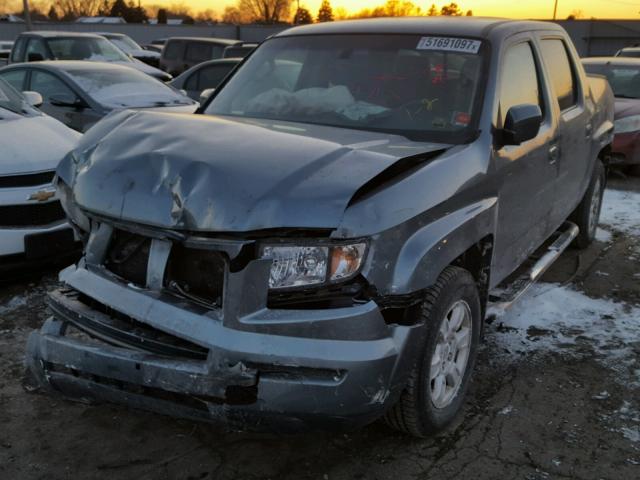 2HJYK16506H571400 - 2006 HONDA RIDGELINE TURQUOISE photo 2