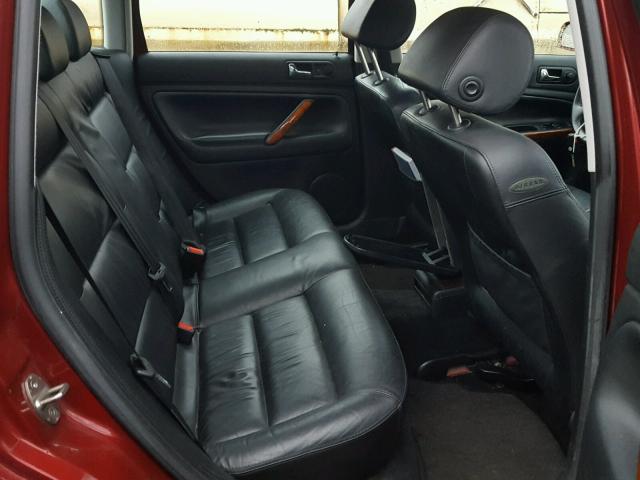 WVWPD63B0XE498698 - 1999 VOLKSWAGEN PASSAT GLX RED photo 6