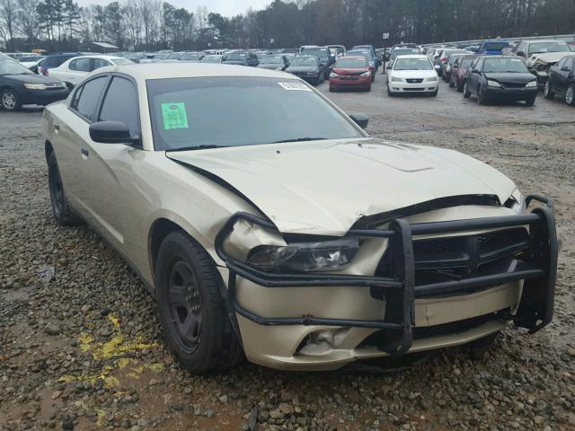 2C3CDXAT9DH648364 - 2013 DODGE CHARGER PO GOLD photo 1