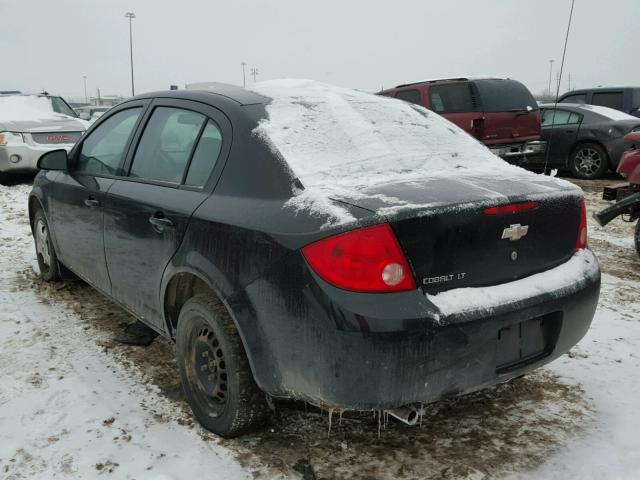 1G1AL58F887190725 - 2008 CHEVROLET COBALT LT BLACK photo 3