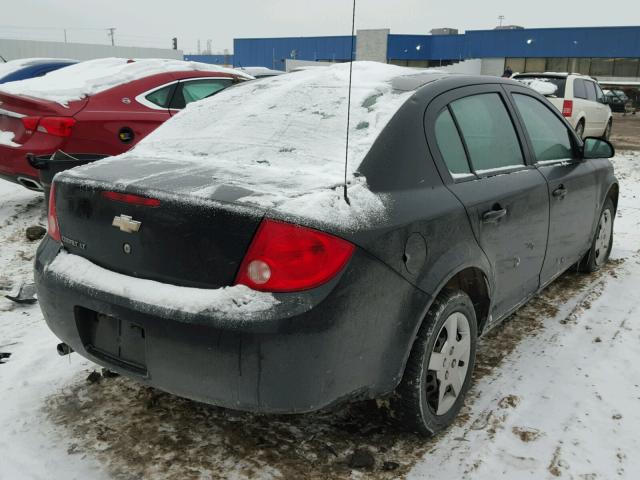 1G1AL58F887190725 - 2008 CHEVROLET COBALT LT BLACK photo 4