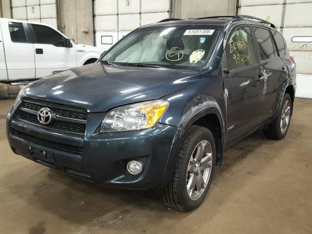 JTMZF32V195010536 - 2009 TOYOTA RAV4 SPORT BLUE photo 2