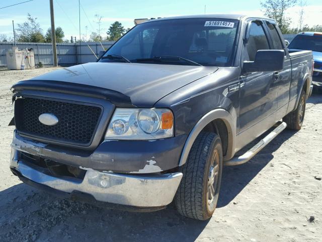 1FTPX12595FA34290 - 2005 FORD F150 GRAY photo 2