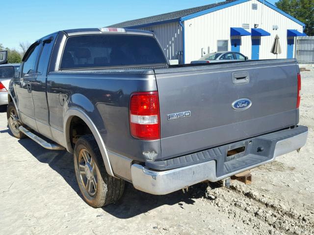 1FTPX12595FA34290 - 2005 FORD F150 GRAY photo 3