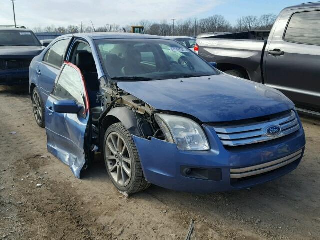 3FAHP07109R164459 - 2009 FORD FUSION SE BLUE photo 1