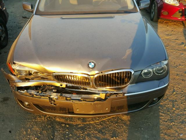 WBAHN83558DT86233 - 2008 BMW 750 LI GRAY photo 7