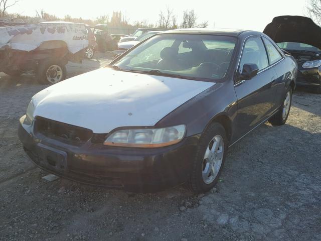 1HGCG2255YA026663 - 2000 HONDA ACCORD EX BLACK photo 2