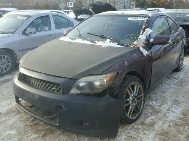 JTKDE177250011738 - 2005 TOYOTA SCION TC 紫色 照片 2