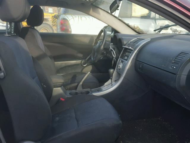 JTKDE177250011738 - 2005 TOYOTA SCION TC 紫色 照片 5