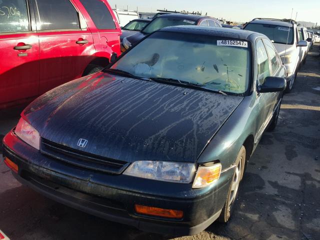 1HGCD5659SA118905 - 1995 HONDA ACCORD EX GREEN photo 2