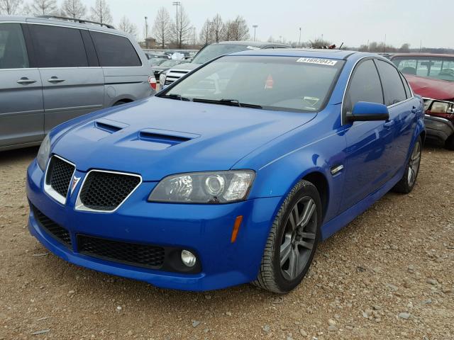 6G2ER57749L235693 - 2009 PONTIAC G8 BLUE photo 2