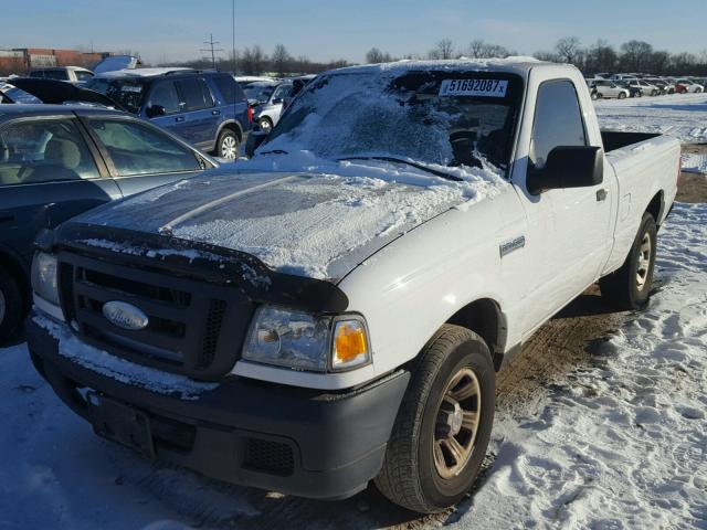 1FTYR10D67PA51893 - 2007 FORD RANGER WHITE photo 2