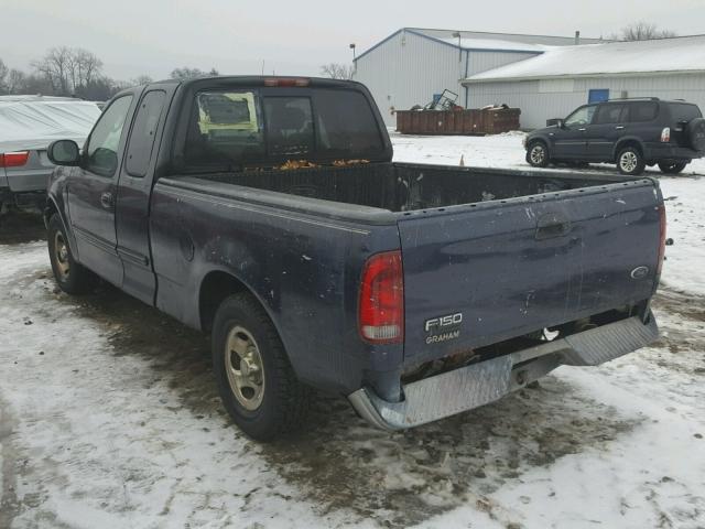 1FTRX17293NB23917 - 2003 FORD F150 BLUE photo 3