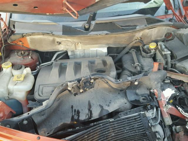 1J8FF28W58D710425 - 2008 JEEP PATRIOT SP ORANGE photo 7