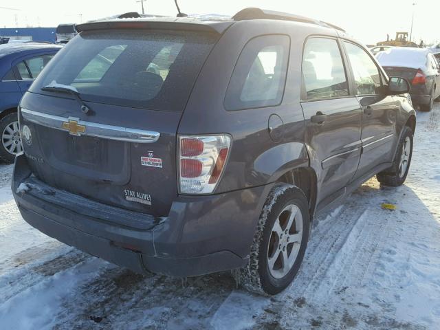 2CNDL13F776036554 - 2007 CHEVROLET EQUINOX LS GRAY photo 4